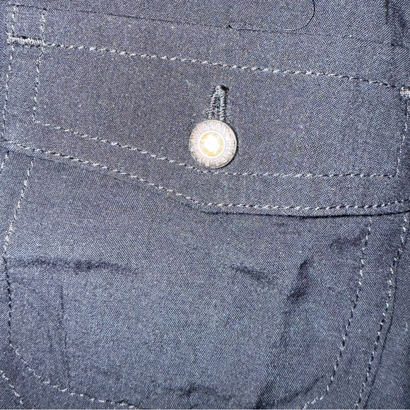 Harley Davidson Collar 3/4 Sleeve Graphic Blouse Size Medium - Picture 7 of 9